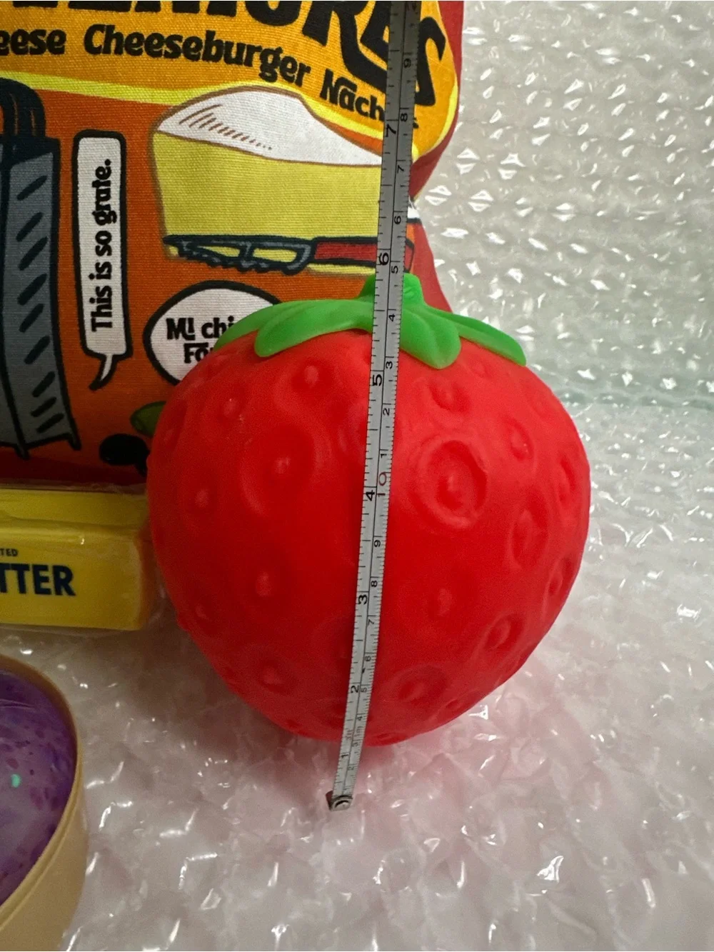 Jumbo Strawberry + Butter Squishy Bundle | Sensory Fidget Toys